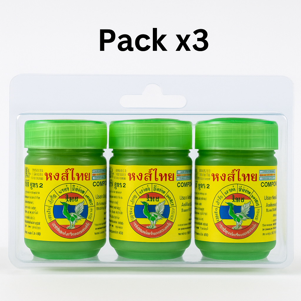 Pack x3 Inhaladores Hong Thai – Efecto Rápido