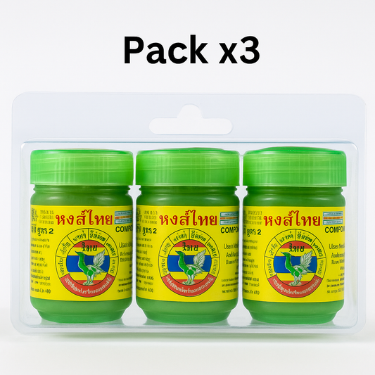 Pack x3 Inhaladores Hong Thai – Efecto Rápido